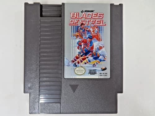 BLADES OF STEEL 1985 NINTENDO NES VIDEO GAME CARTRIDGE ONLY TESTED WORKING