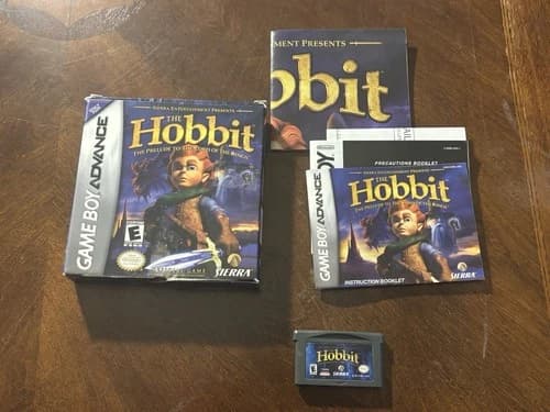 The Hobbit The Prelude To The Lord Of The Rings GBA Game Boy Advance CIB