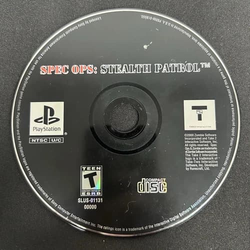 Spec Ops: Stealth Patrol - PlayStation 1 (PS1) Disc Only Tested - No Tracking