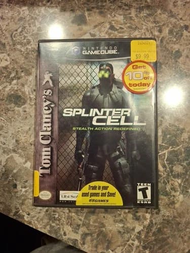 Tom Clancy's Splinter Cell Stealth Action GameCube CIB Tested and Working