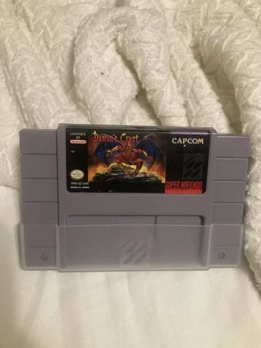 Demon's Crest Super Nintendo SNES Authentic Game, Tested Working
