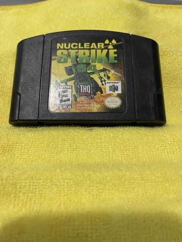 Nuclear Strike 64 N64 (Nintendo 64, 1999) Tested Works Authentic