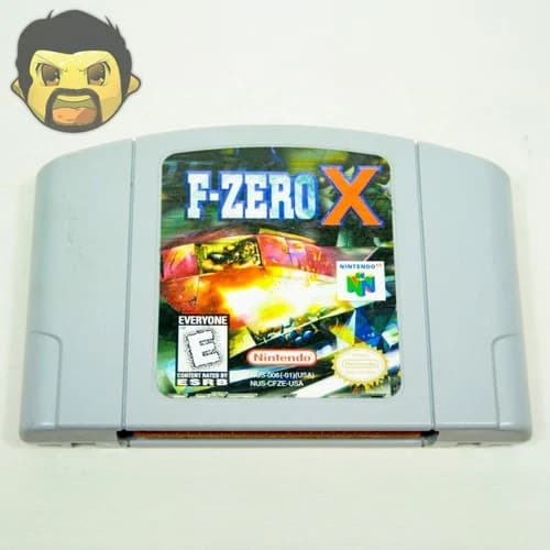F Zero X N64 Authentic Cartridge Nintendo 64 1998 Tested & Working FAST SHIPPING