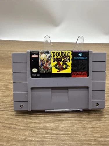 Double Dragon V The Shadow Falls Super Nintendo Snes Cleaned & Tested Authentic