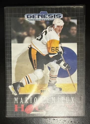 Mario Lemieux Hockey - GEN Sega Genesis - Good Condition