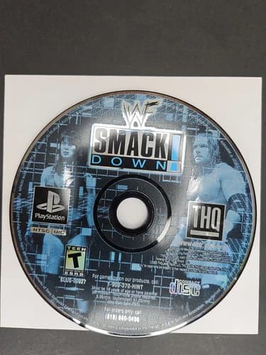 WWF SmackDown! (Sony PlayStation 1, 2000) – Disc Only, Tested, Works