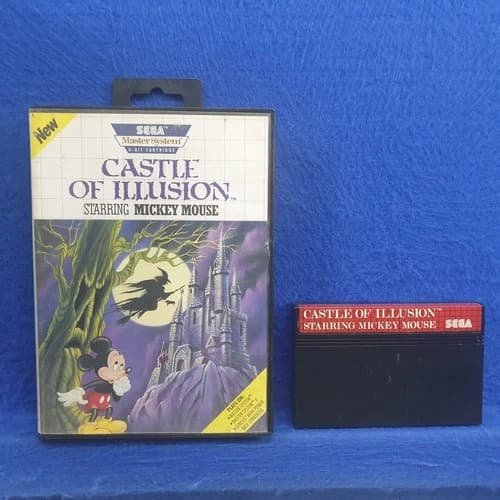 Master System CASTLE OF ILLUSION (NI) Starring Mickey Mouse NTSC US Version