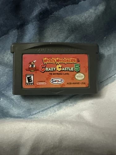 Woody Woodpecker in Crazy Castle 5 (Nintendo Game Boy Advance, 2003) Cart Only