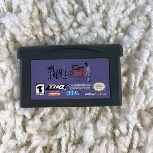 Pinball of the Dead (Game Boy Advance, GBA, 2002) Authentic Tested