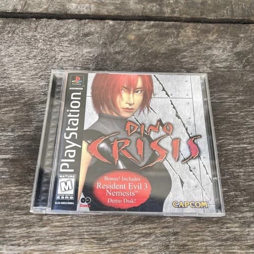 Dino Crisis Game W/ Demo Disc Sony PlayStation 1 PS1 CIB Tested and Working