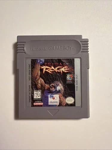 Primal Rage (Nintendo Game Boy) - Cartridge Only Authentic - Tested & Working