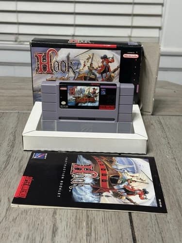 Hook (Super Nintendo Entertainment System, 1991) SNES Complete In box CIB