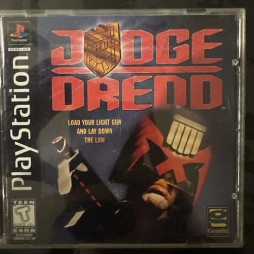 Judge Dredd Playstation PS1 Video Game Complete