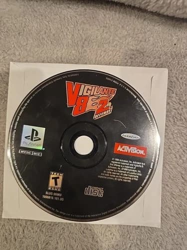 Vigilante 8: 2nd Offense (Sony PlayStation 1, 1999) DISC ONLY