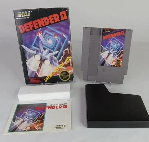 Defender II Nintendo Entertainment System CIB NES Complete in Box Tested Working