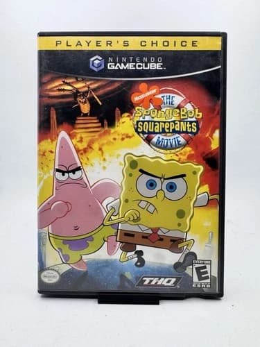 SpongeBob SquarePants Movie (Nintendo GameCube) [CIB] Tested Working