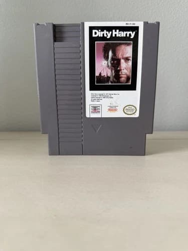 FREE SHIPPING -NES Dirty Harry (Nintendo Entertainment System, 1990) Tested Cart