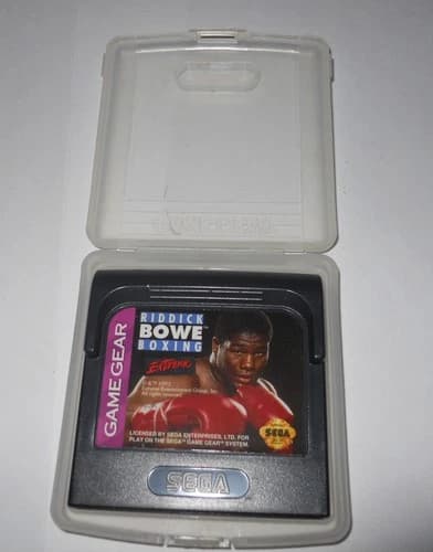 Riddick Bowe Boxing (Sega Game Gear, 1993) - Authentic Cartridge in Great Shape