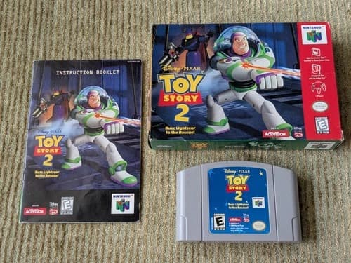 Toy Story 2: Buzz Lightyear to the Rescue Nintendo 64 N64 Complete CIB Tested