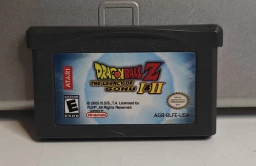 Dragon Ball Z: The Legacy of Goku I II Nintendo Game Boy Advance Authentic Saves