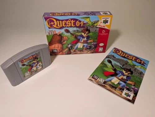 Quest 64 - Nintendo N64 - CIB - Authentic, Tested, Working