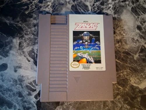 Zanac Nintendo NES Authentic Tested Contacts Cleaned