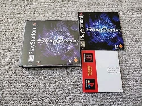 Star Ocean: The Second Story PS1 Sony PlayStation 1, 1999 CIB w Manual – Tested