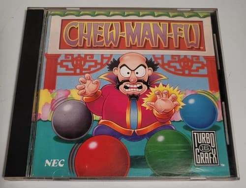 Chew-Man-Fu NEC TurboGrafx 16 Complete, Tested