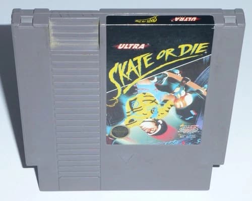 Skate or Die (Nintendo NES Authentic Game) Cleaned Tested Working