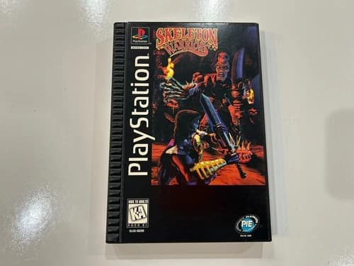 Skeleton Warriors Long Box (PlayStation PS1) CIB Complete w Manual, Reg, Foam VG