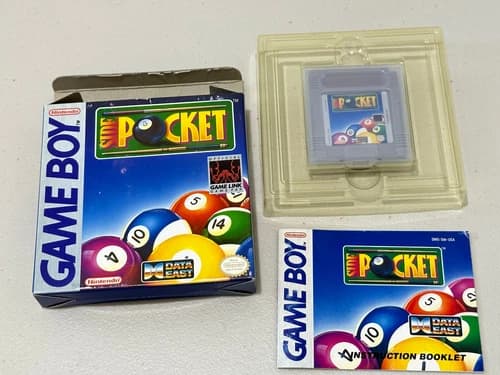 Side Pocket (Nintendo Game Boy) Complete Authentic