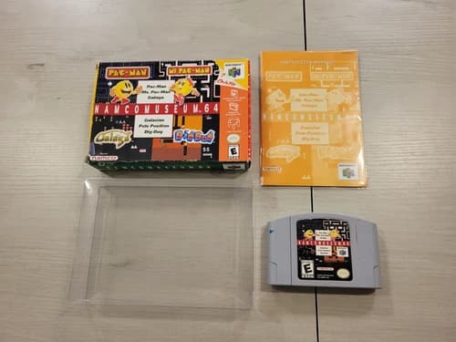 Namco Museum 64 N64 - Cib Complete In Box - Protector Included