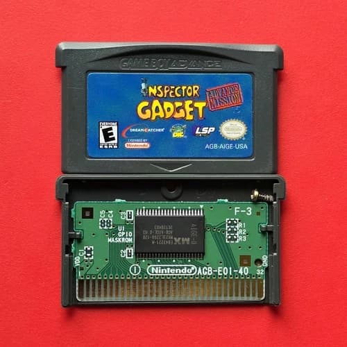Inspector Gadget: Advance Mission Game Boy Advance Nintendo GBA Authentic 80s