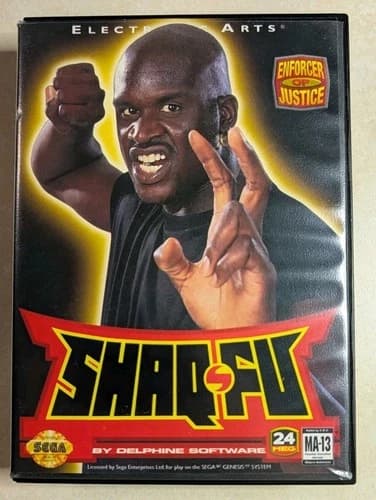Shaq-Fu - SEGA Genesis, Electronic Arts - Complete CIB - Tested