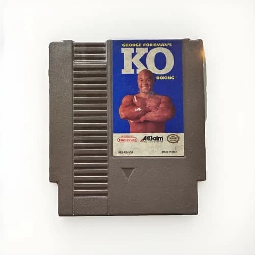 George Foreman's KO Boxing (Nintendo NES, 1992) Cartridge Only