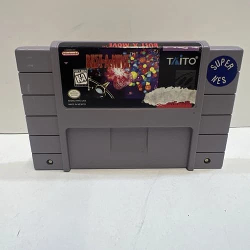 Super Nintendo Bust A Move Game Cartridge Only
