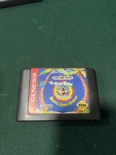 Tiny Toon Adventures Busters Hidden Treasure Sega Genesis Cartridge Only Tested