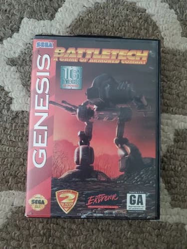 BattleTech A Game of Armored Combat (Sega Genesis) Complete CIB Tested