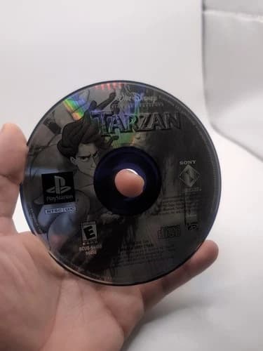 Disney's Tarzan Playstation 1 PS1 Disc Only Scratch Free Tested Working
