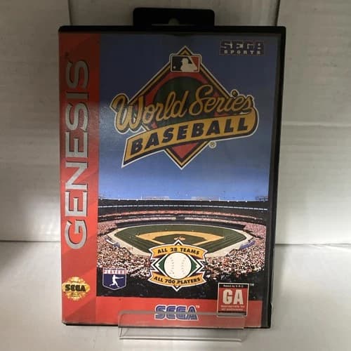 World Series Baseball (Sega Genesis, 1994) TESTED AND WORKING