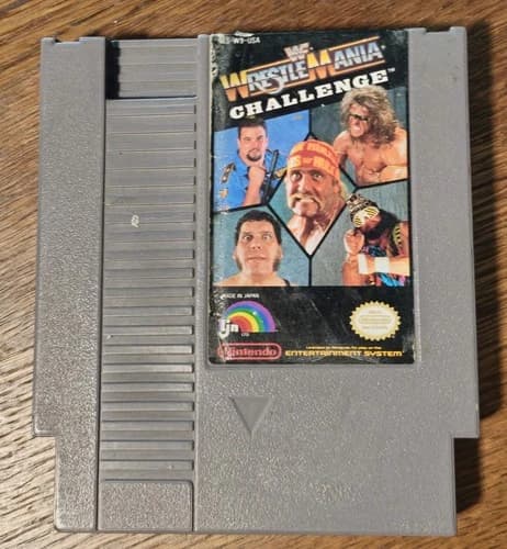 WWF WrestleMania Challenge (NES, 1990) — Not Tested Cartridge Only