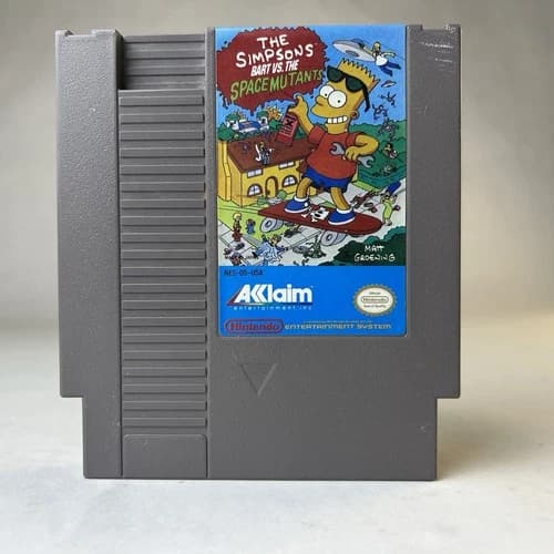 The Simpsons Bart vs The Space Mutants (Nintendo NES, 1991)