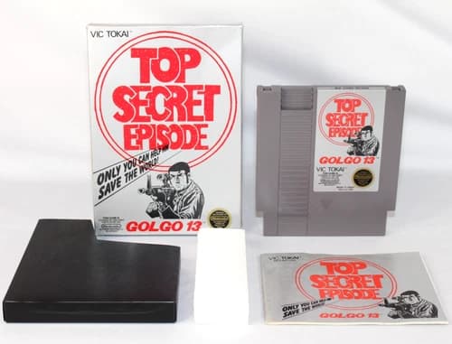Golgo 13: Top Secret Episode NES Nintendo Complete Good Condition! Circle Seal!