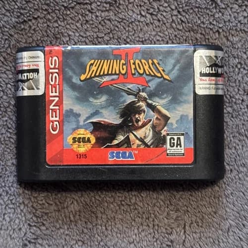 Shining Force II (Sega Genesis, 1994) - Tested Working Video Game Cart Only