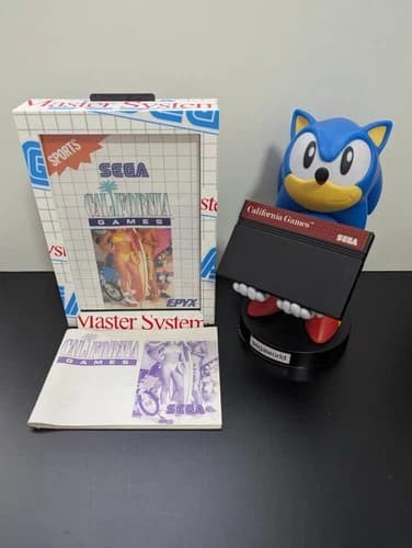 SEGA Master System CALIFORNIA GAMES Retrogame CIB #1