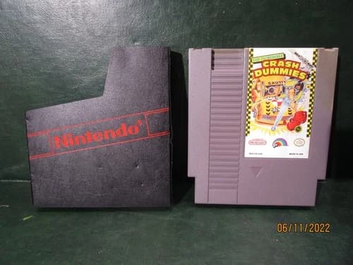 Vintage NES The Incredible Crash Test Dummies Game 1993