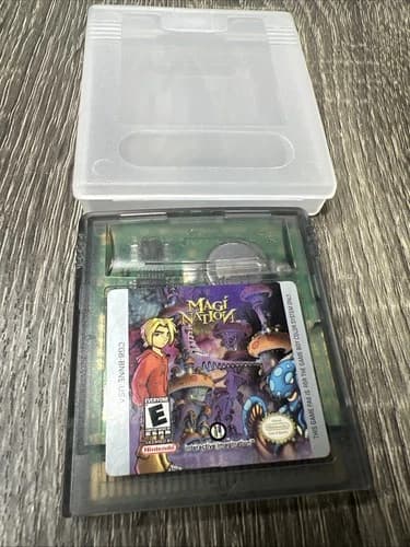 Magi-Nation Nintendo Game Boy Color GBC Magi Nation Tested Works Clean Authentic