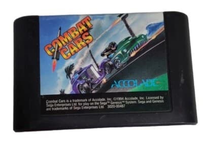 Game Only Combat Cars Sega Genesis