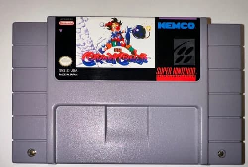 Kid Klown in Crazy Chase (Super Nintendo 1992) SNES Tested Works! Vintage