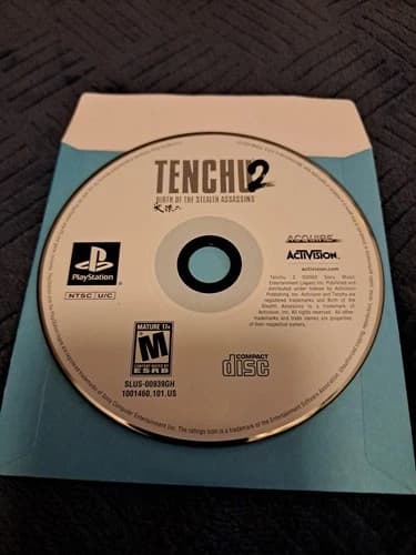 Tenchu 2: Birth of The Stealth Assassins (PlayStation 1) Disc Only